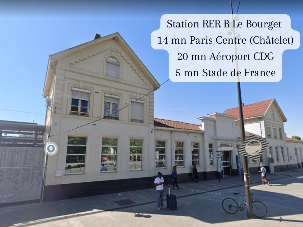 Disponible - Appartement Entier - 10Mn Rer B Aeroport Cdg - Paris Gare Du Nord, T11 Express, Le Bourget, Tout Equipe, Netflix Gratuit, 3 Personnes, 4Eme Etage, Escaliers, Parc Des Expositions, Parking Rue Gratuit Apres 19H Дранси Екстериор снимка
